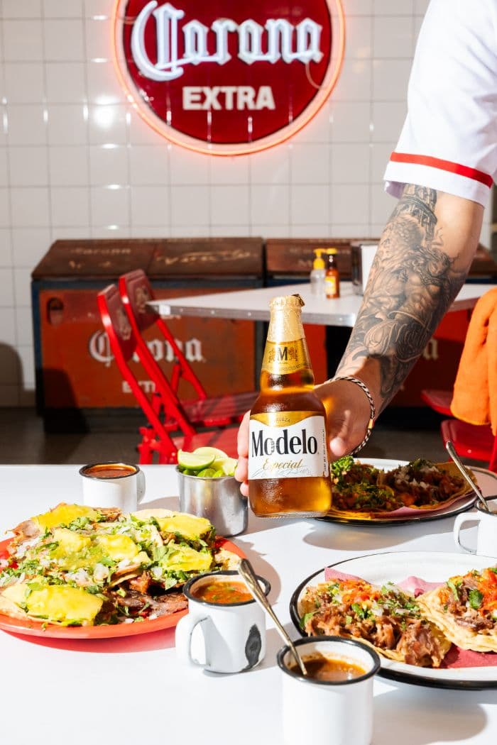 Mesa completa con cheves